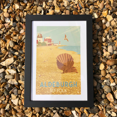Seaside Travel Posters. Original prints of the Great British Seaside featuring favourite seaside towns from Devon, Cornwall and beyond.