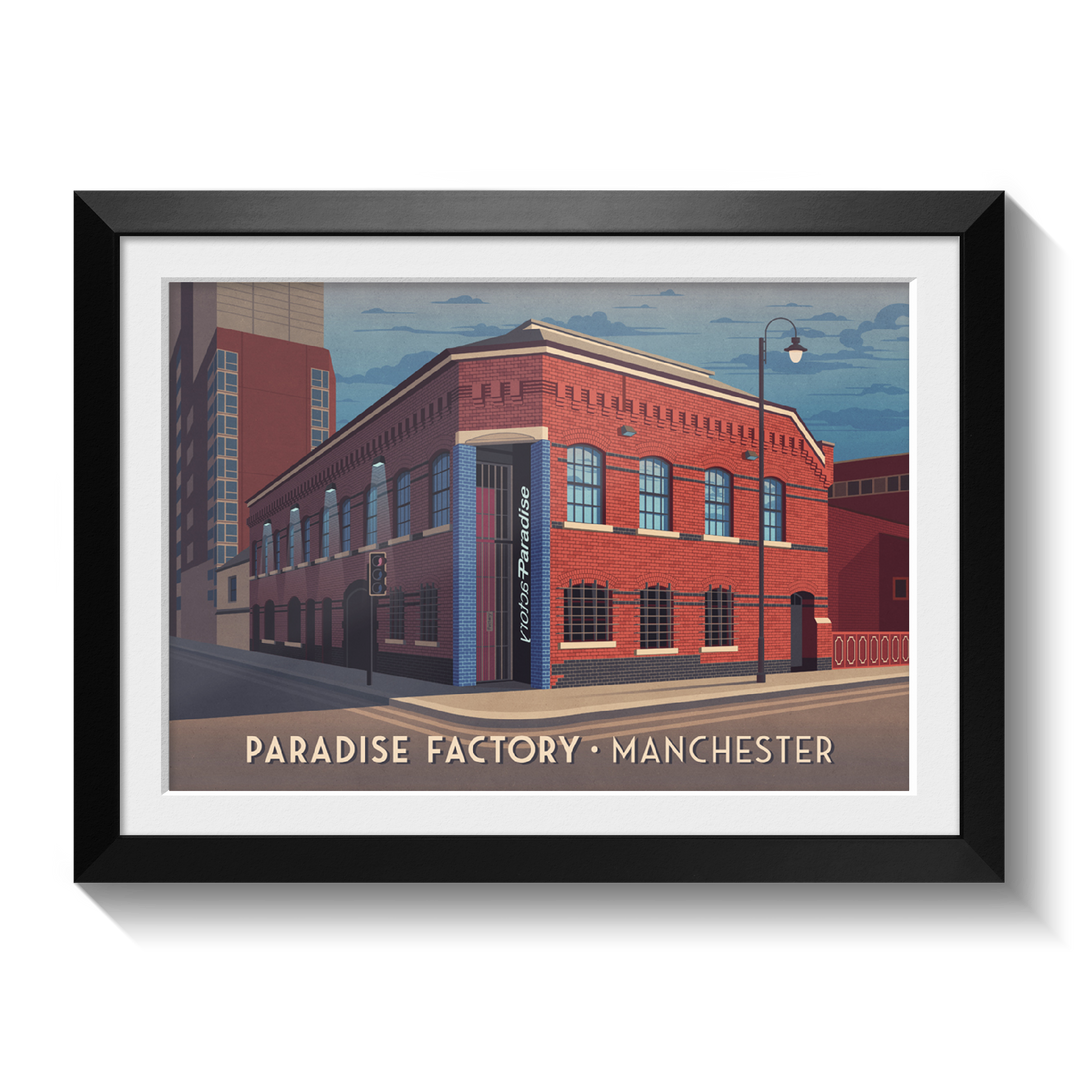 Paradise Factory Manchester Nightclub Poster