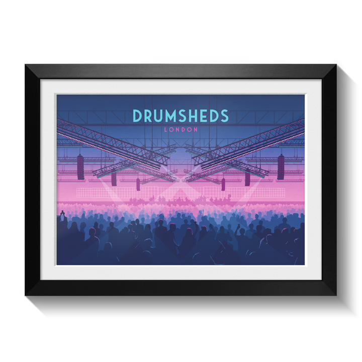 Drumsheds London Nightclub Poster