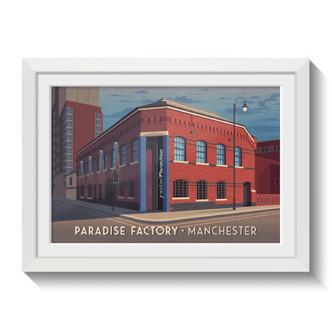 Paradise Factory Manchester Nightclub Poster