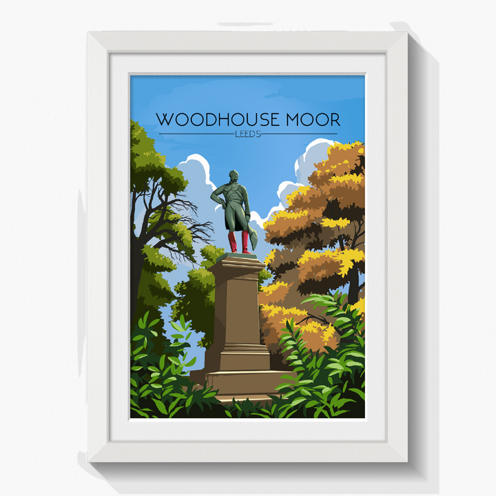 Woodhouse Moor Leeds Travel Poster