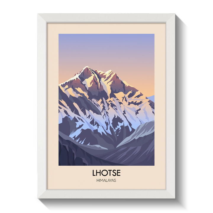 Lhotse Mountain Himalayas Poster
