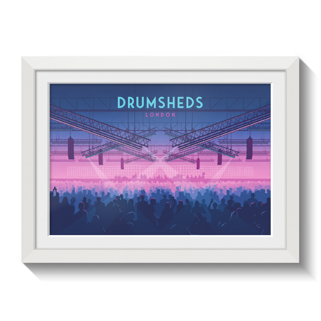 Drumsheds London Nightclub Poster