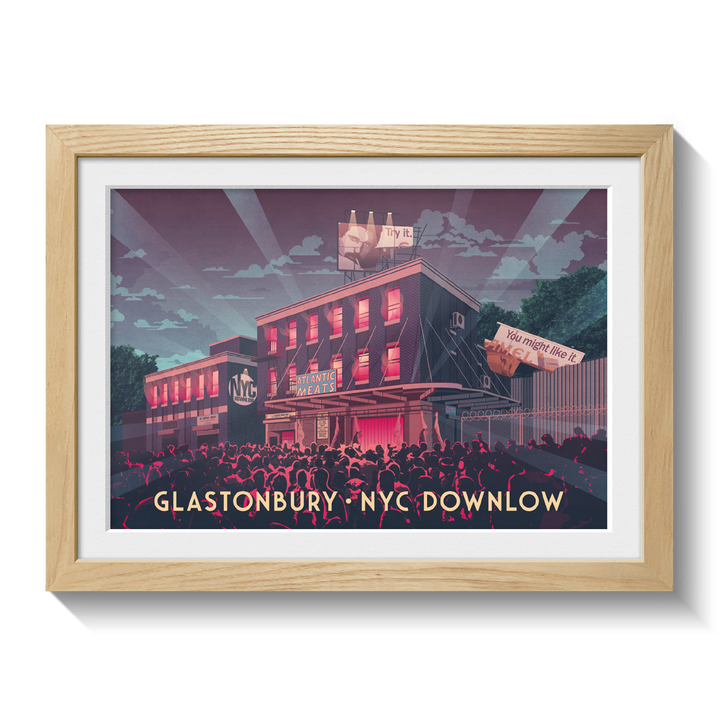 Glastonbury Festival NYC Downlow Poster