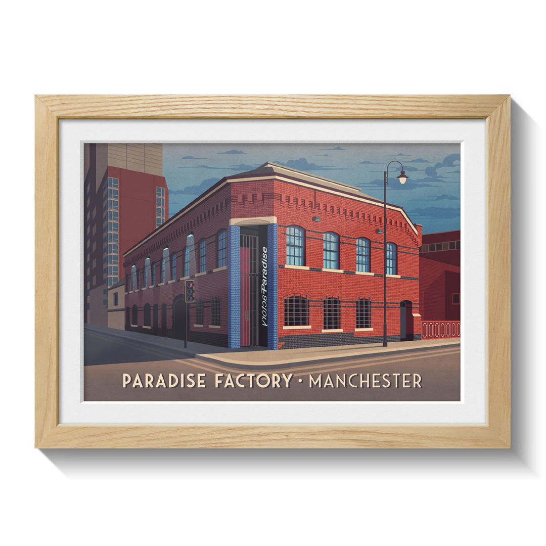 Paradise Factory Manchester Nightclub Poster