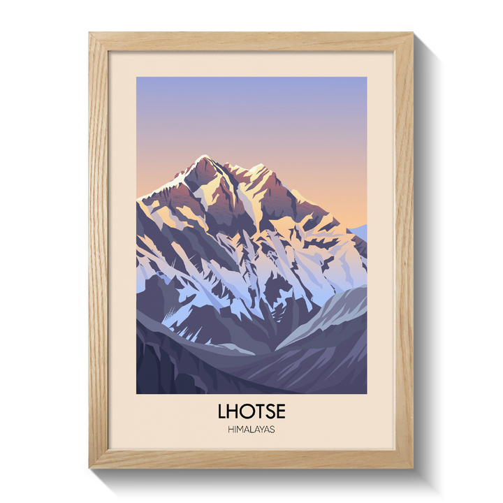Lhotse Mountain Himalayas Poster