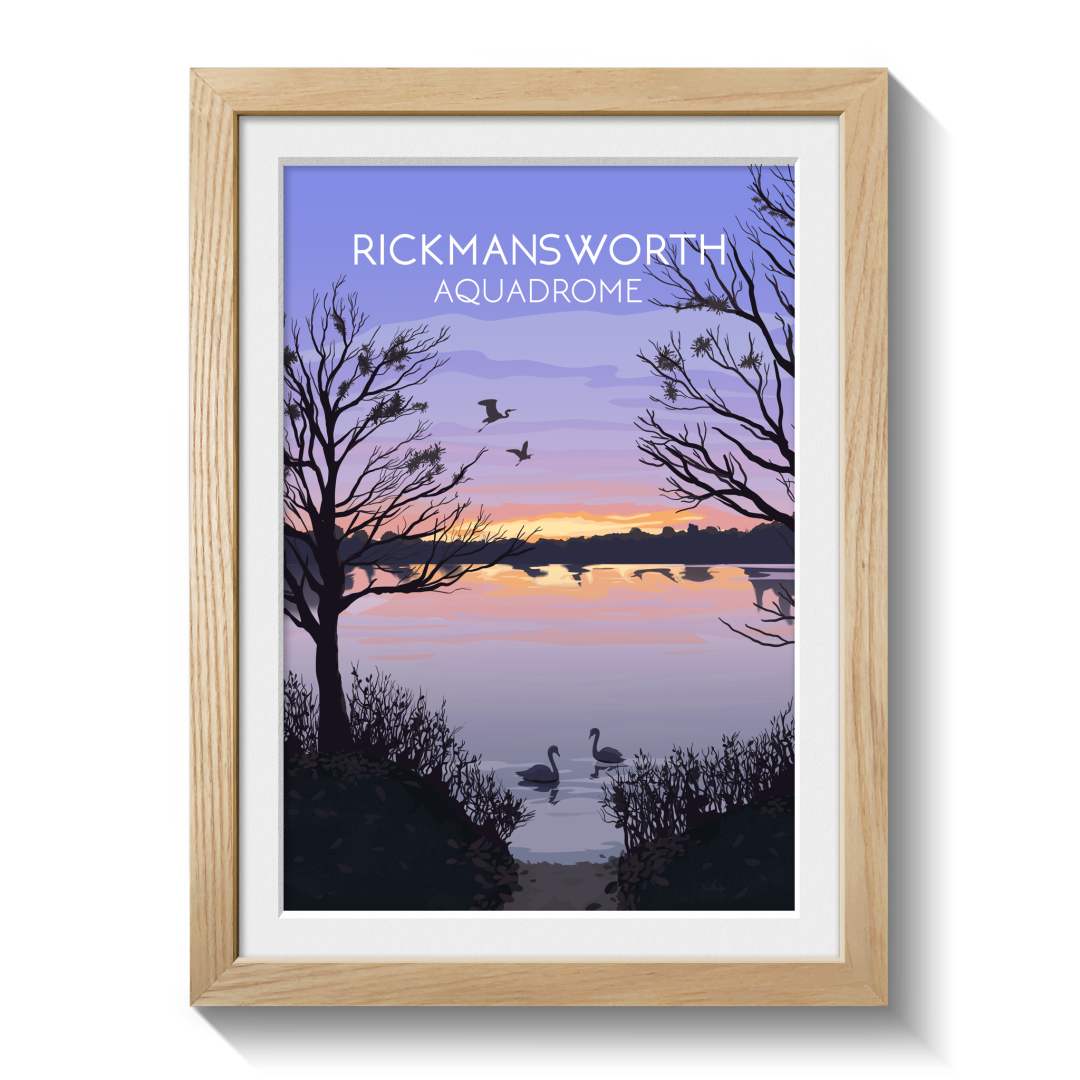 Rickmansworth Aquadrome Travel Poster