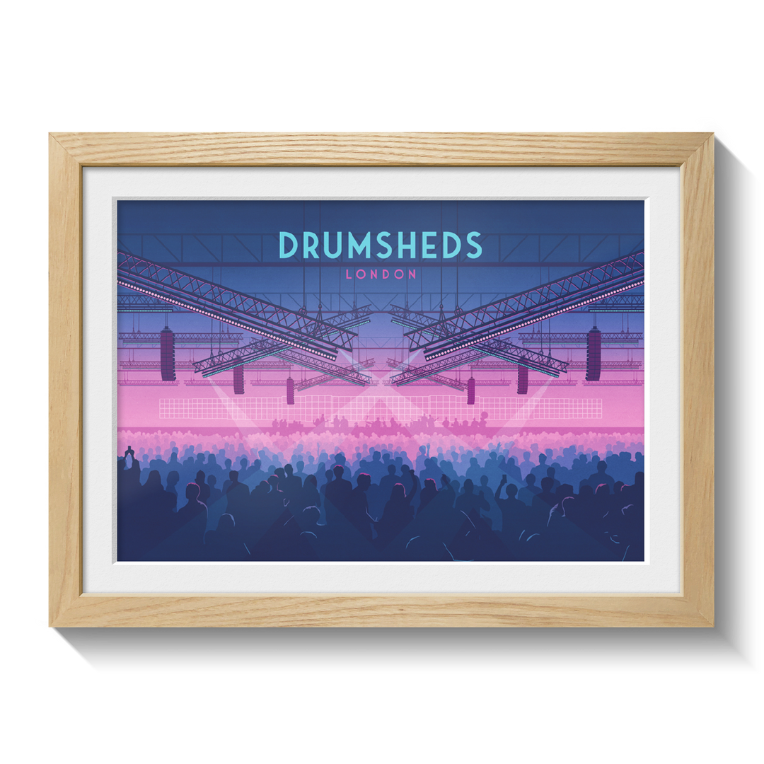 Drumsheds London Nightclub Poster