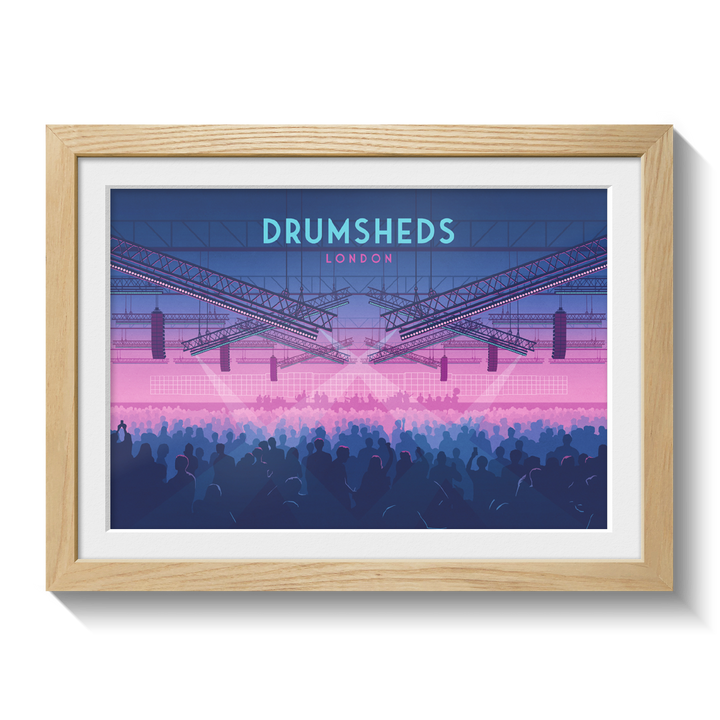 Drumsheds London Nightclub Poster