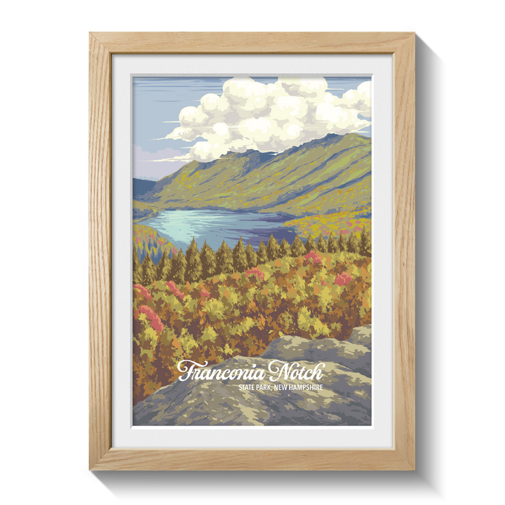 Franconia Notch State Park Travel Poster