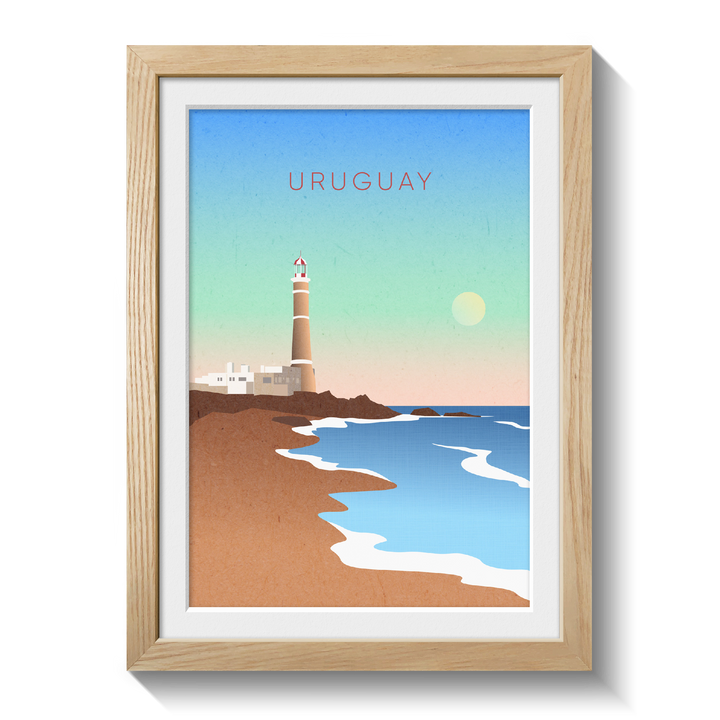 Uruguay Minimal Travel Poster