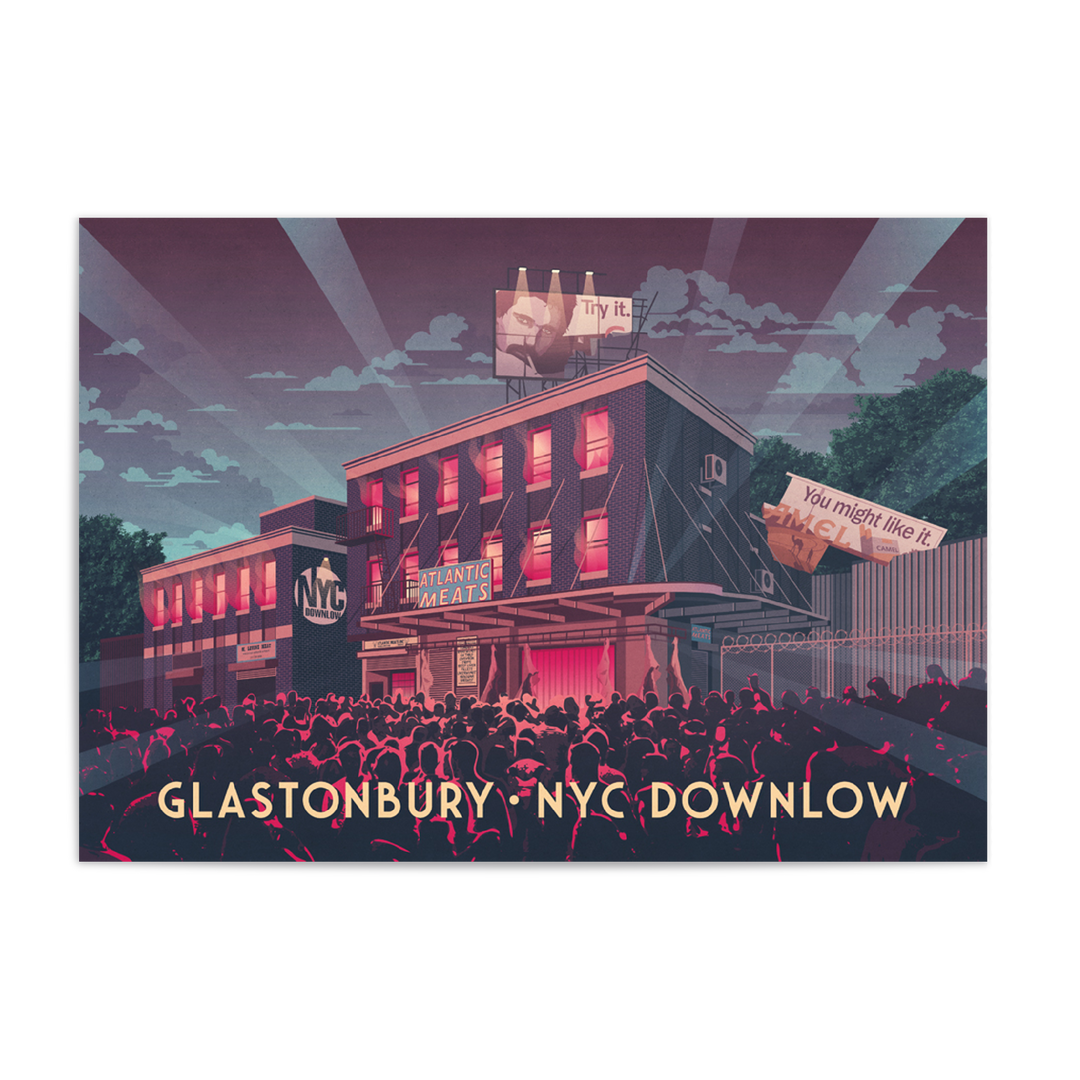 Glastonbury Festival NYC Downlow Poster