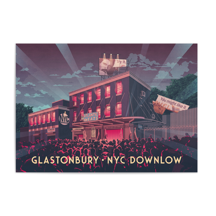 Glastonbury Festival NYC Downlow Poster