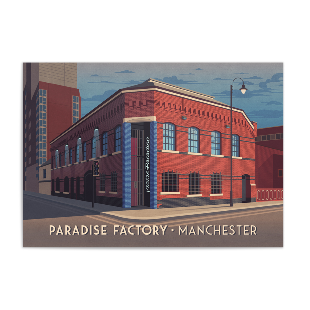Paradise Factory Manchester Nightclub Poster