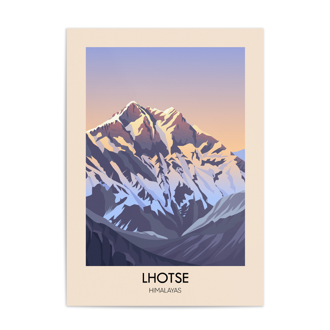 Lhotse Mountain Himalayas Poster