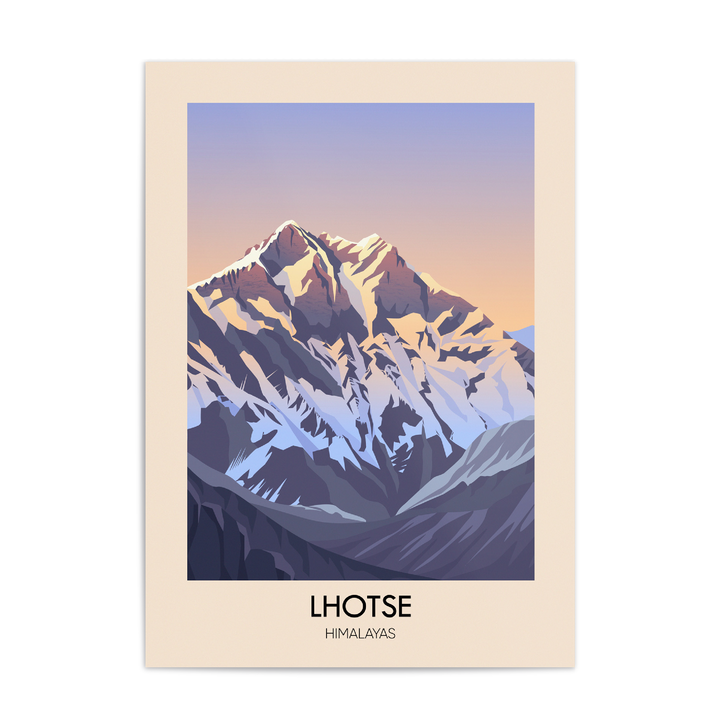 Lhotse Mountain Himalayas Poster
