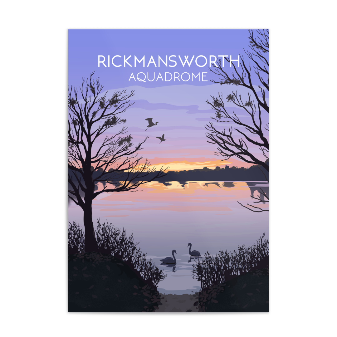 Rickmansworth Aquadrome Travel Poster