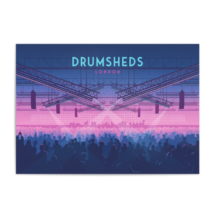 Drumsheds London Nightclub Poster