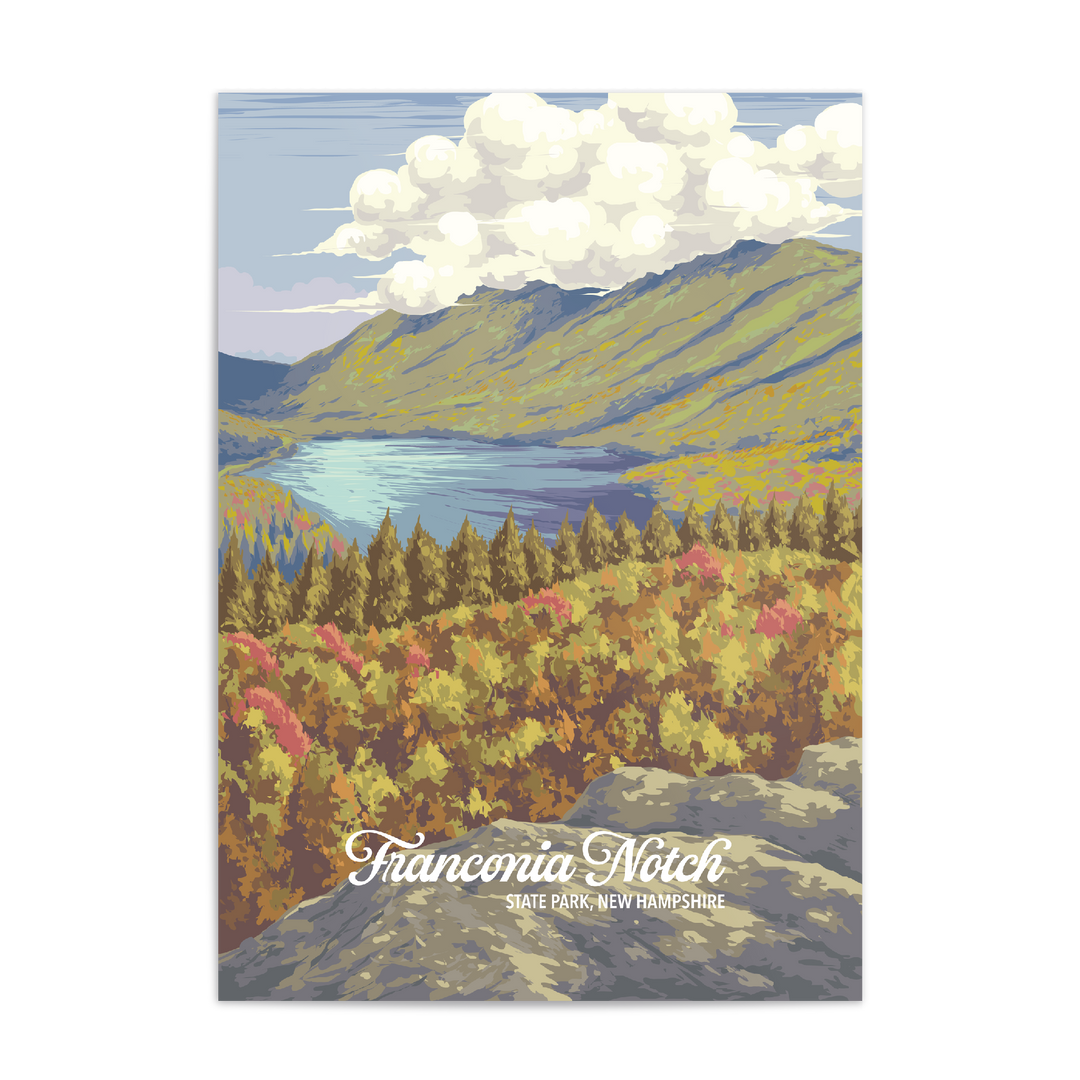 Franconia Notch State Park Travel Poster