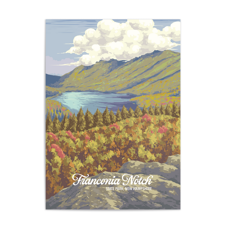 Franconia Notch State Park Travel Poster