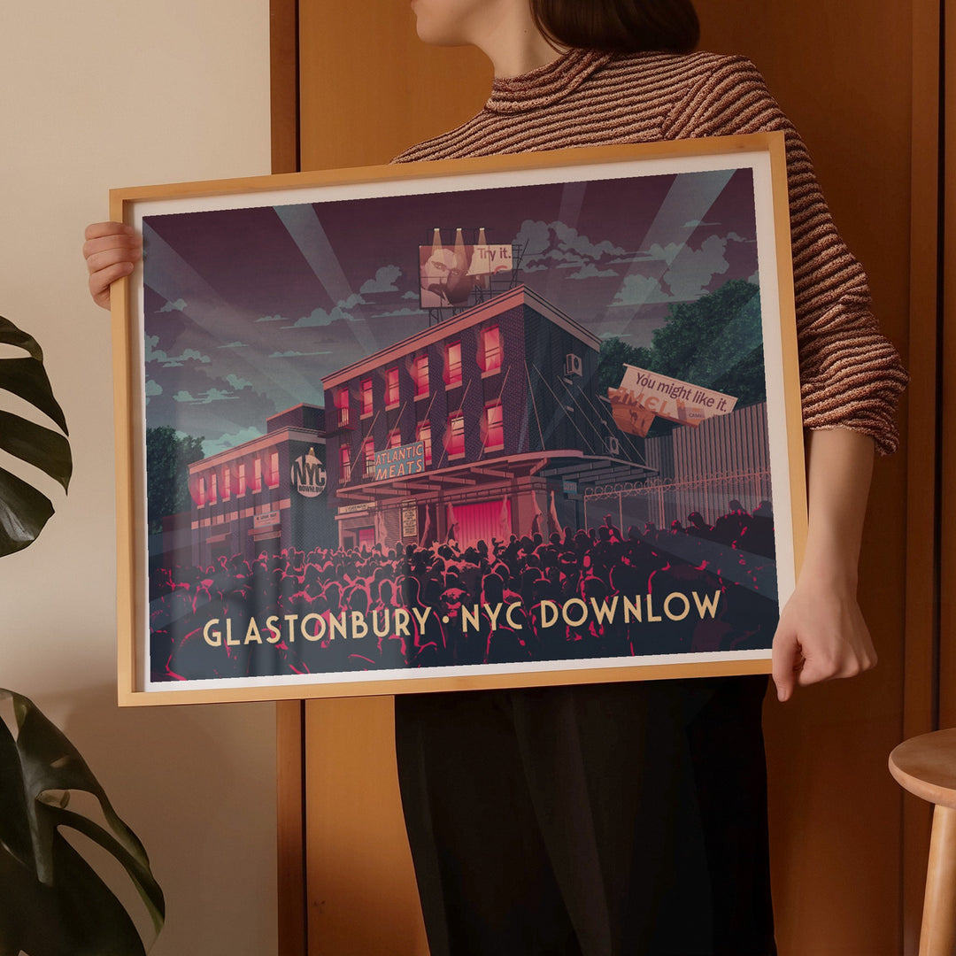 Glastonbury Festival NYC Downlow Poster