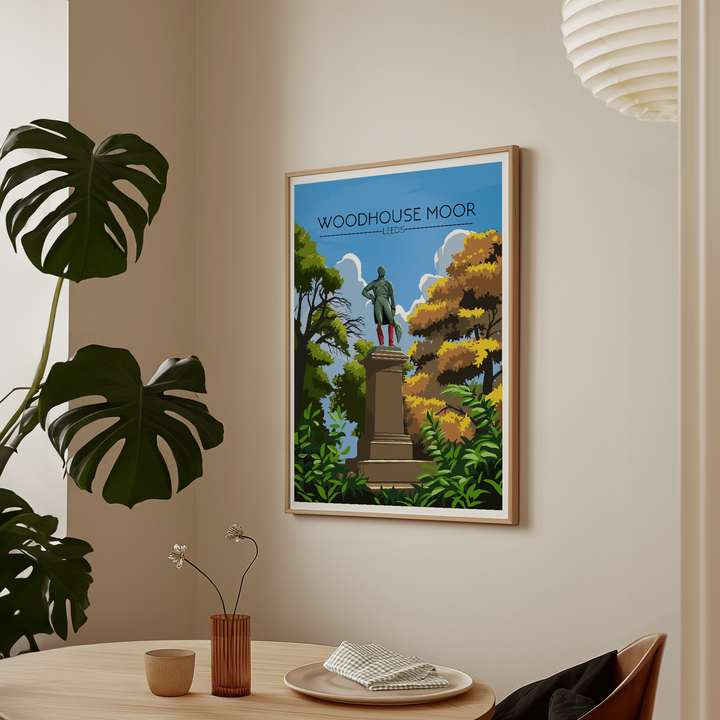 Woodhouse Moor Leeds Travel Poster