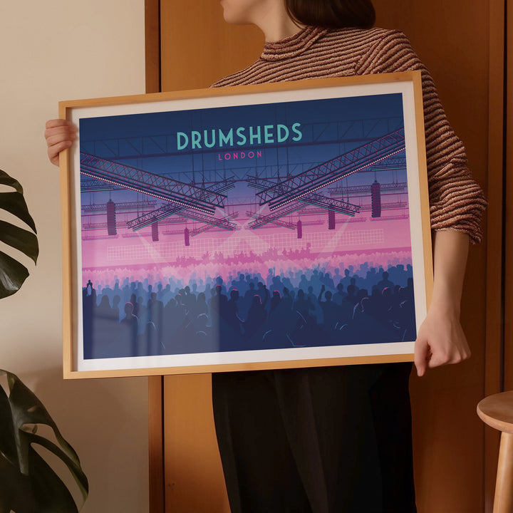 Drumsheds London Nightclub Poster