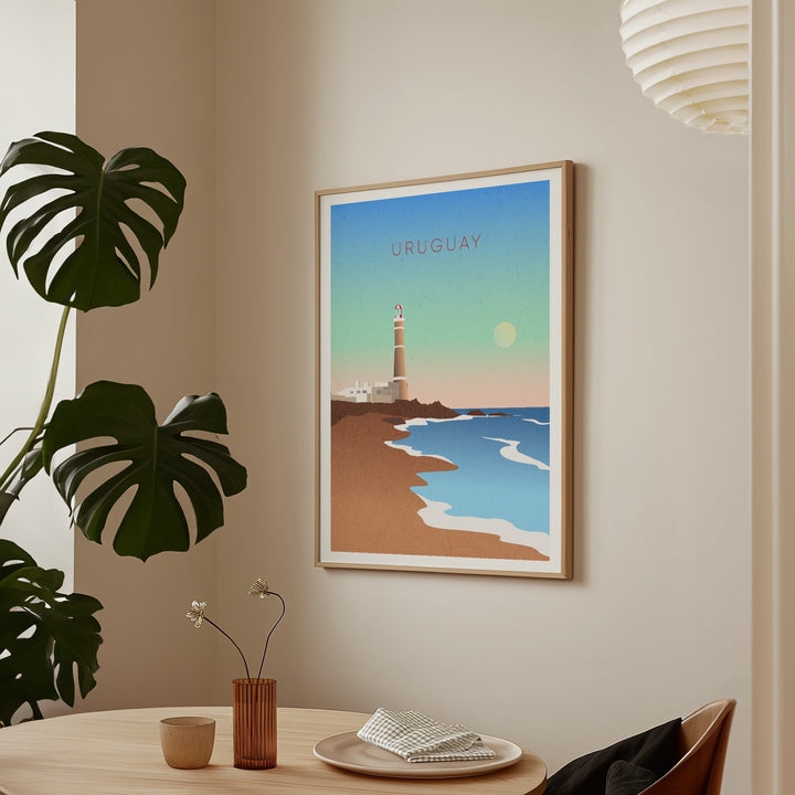 Uruguay Minimal Travel Poster