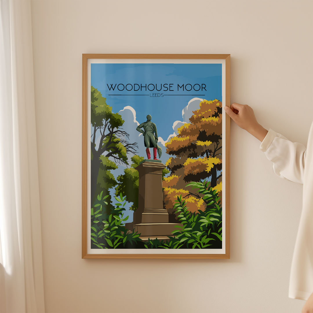 Woodhouse Moor Leeds Travel Poster