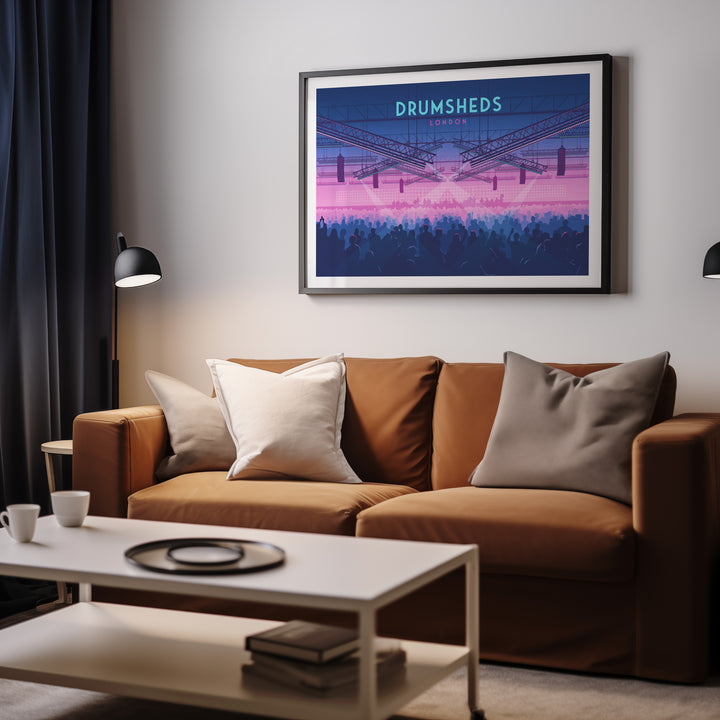 Drumsheds London Nightclub Poster