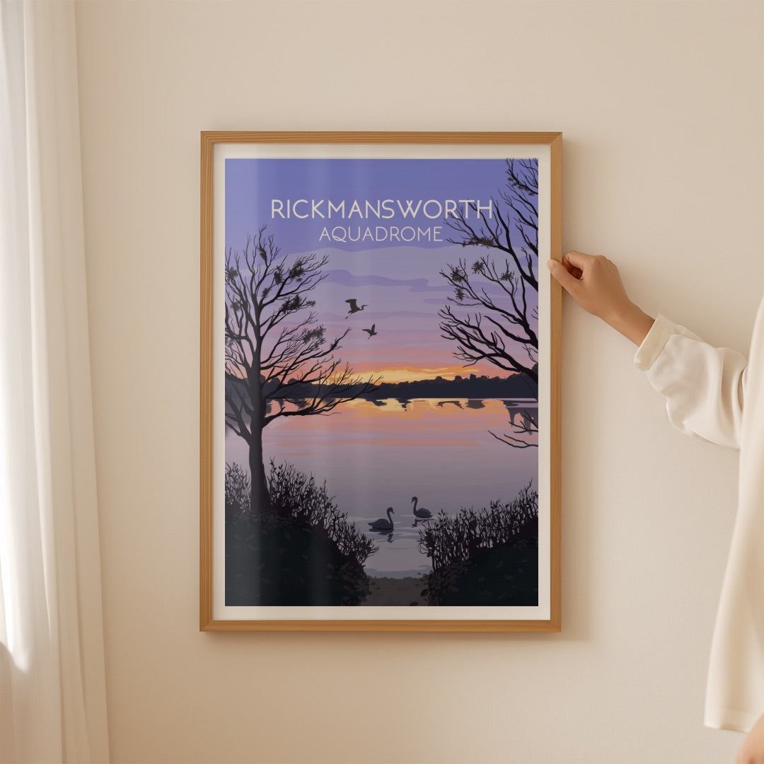 Rickmansworth Aquadrome Travel Poster
