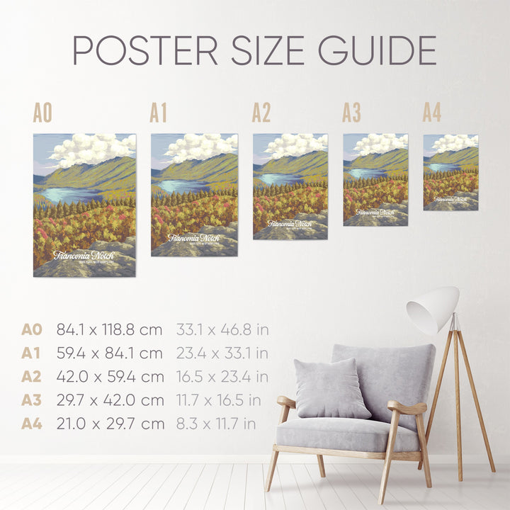 Franconia Notch State Park Travel Poster