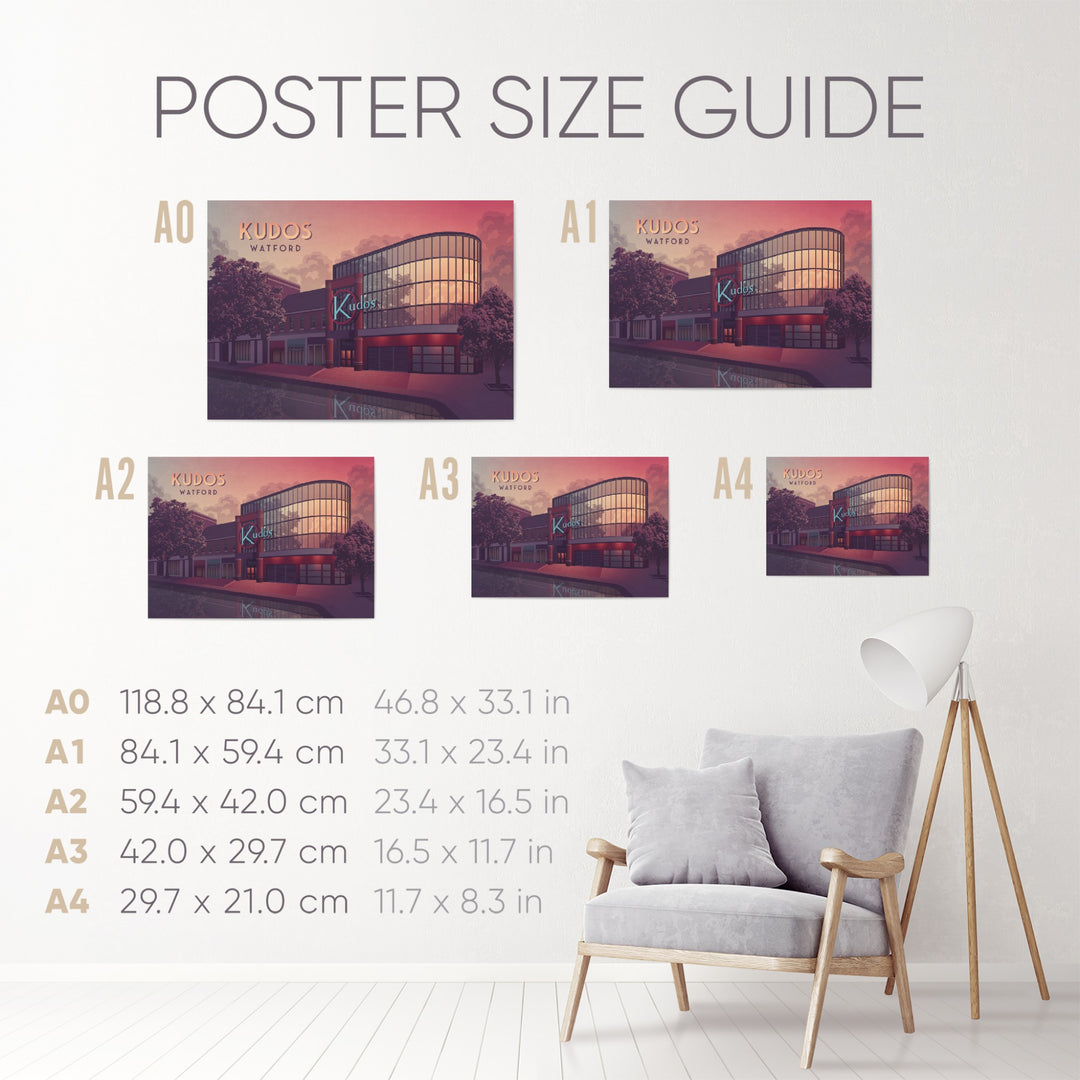 Kudos Watford Nightclub Poster