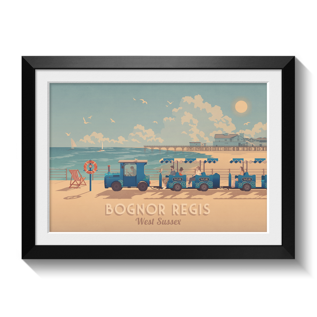 Bognor Regis West Sussex Travel Poster