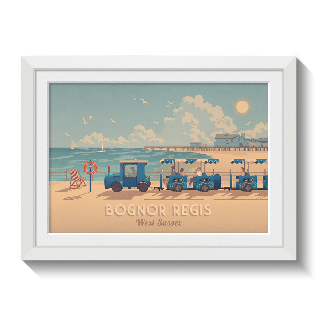 Bognor Regis West Sussex Travel Poster