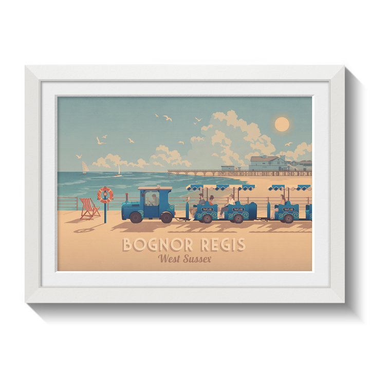 Bognor Regis West Sussex Travel Poster