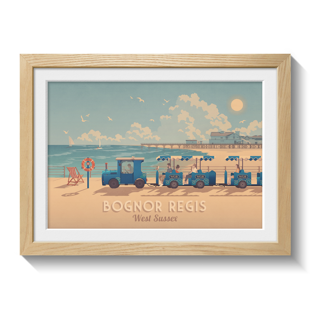 Bognor Regis West Sussex Travel Poster