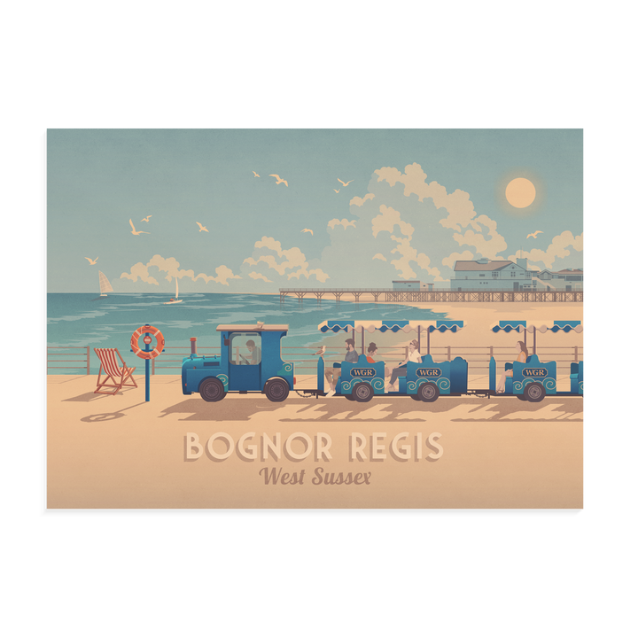 Bognor Regis West Sussex Travel Poster