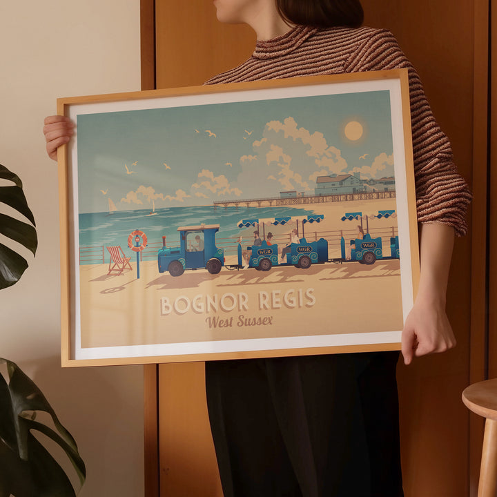 Bognor Regis West Sussex Travel Poster