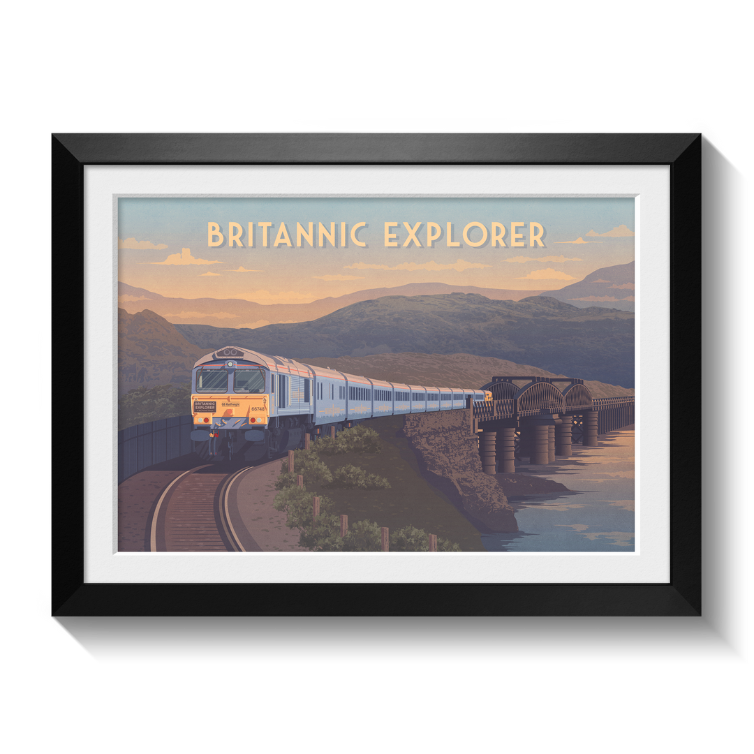 Britannic Explorer Travel Poster