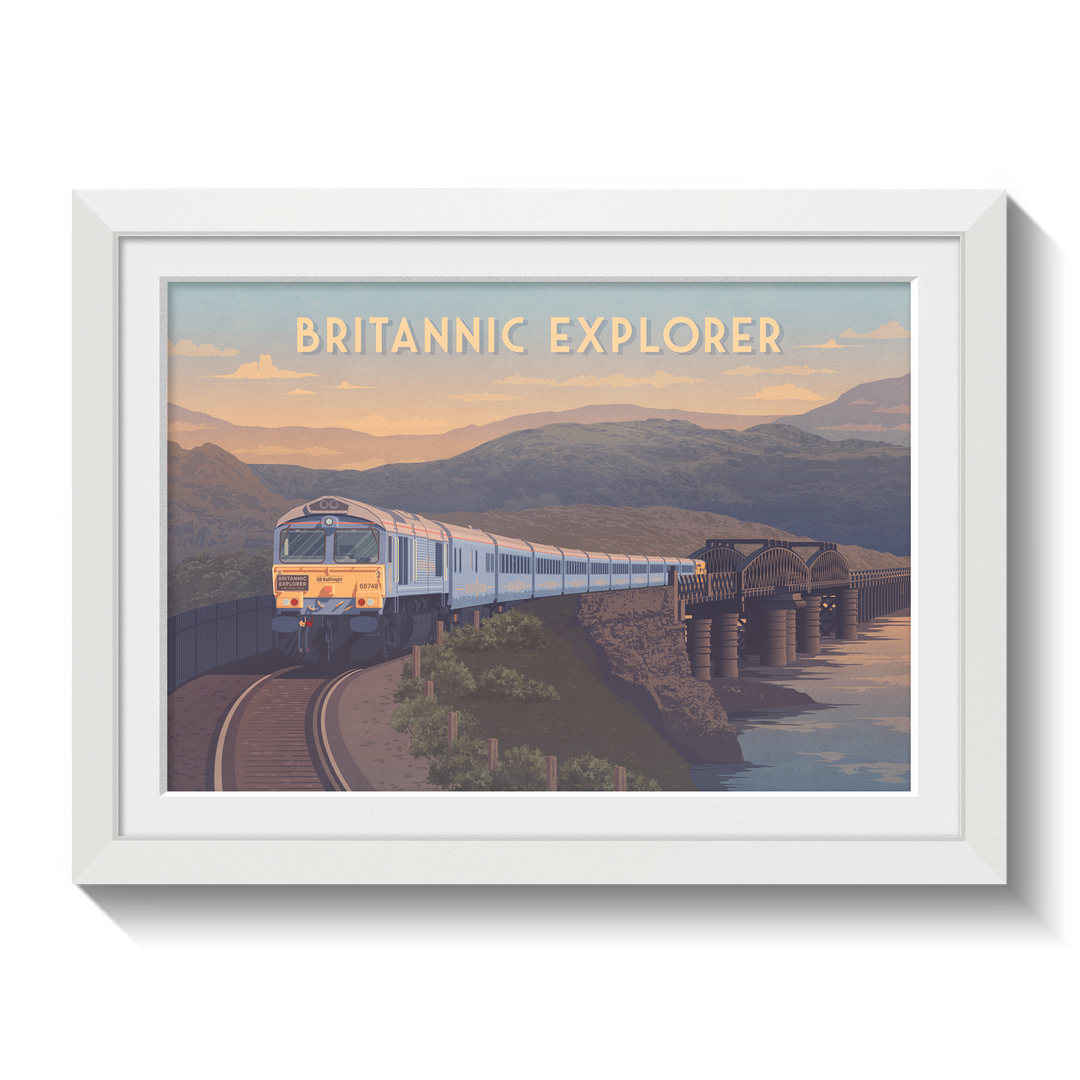 Britannic Explorer Travel Poster