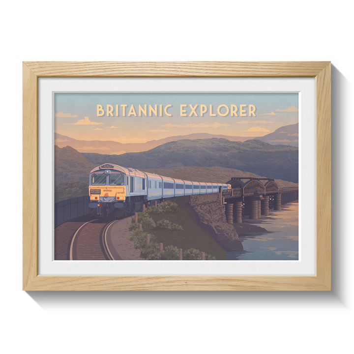 Britannic Explorer Travel Poster