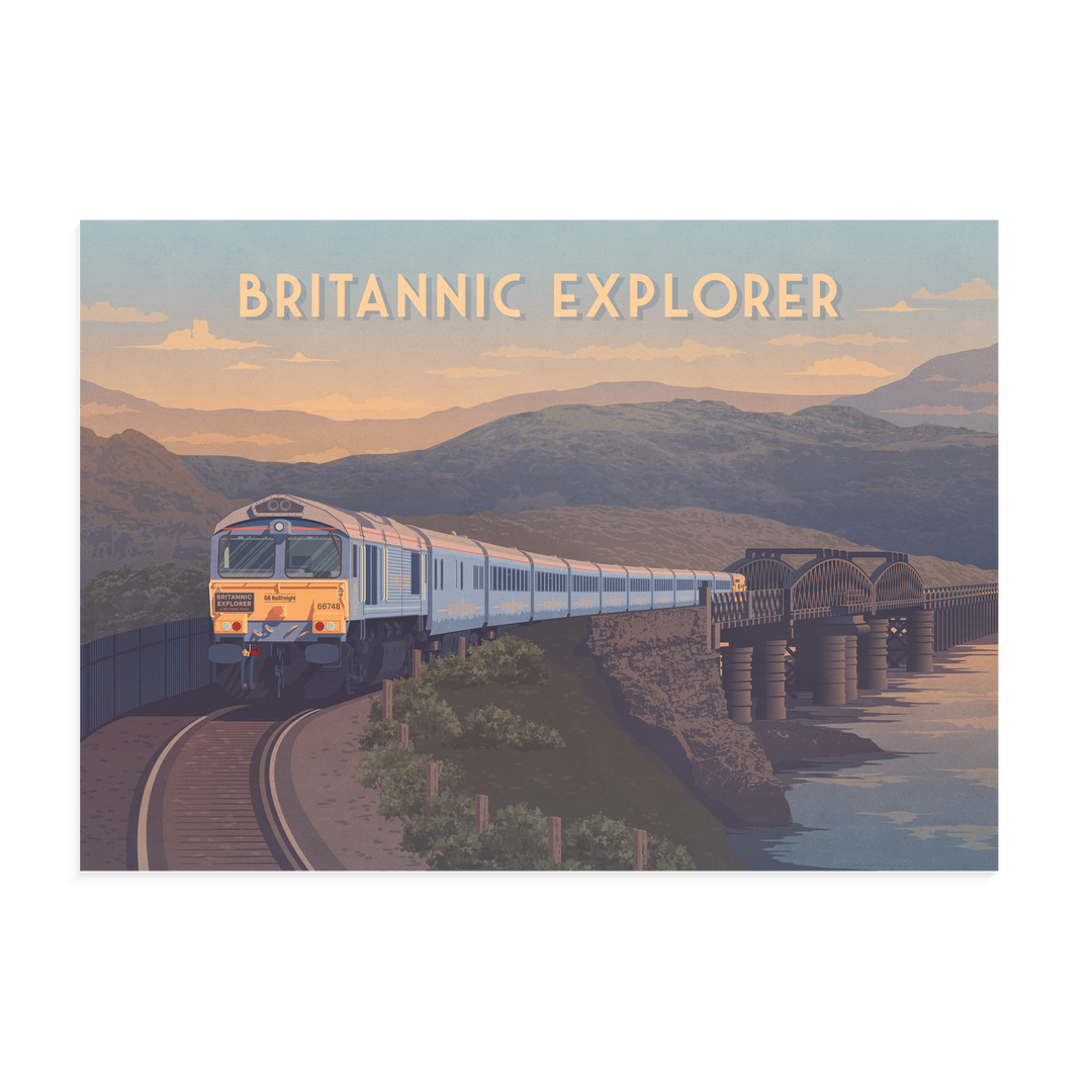 Britannic Explorer Travel Poster