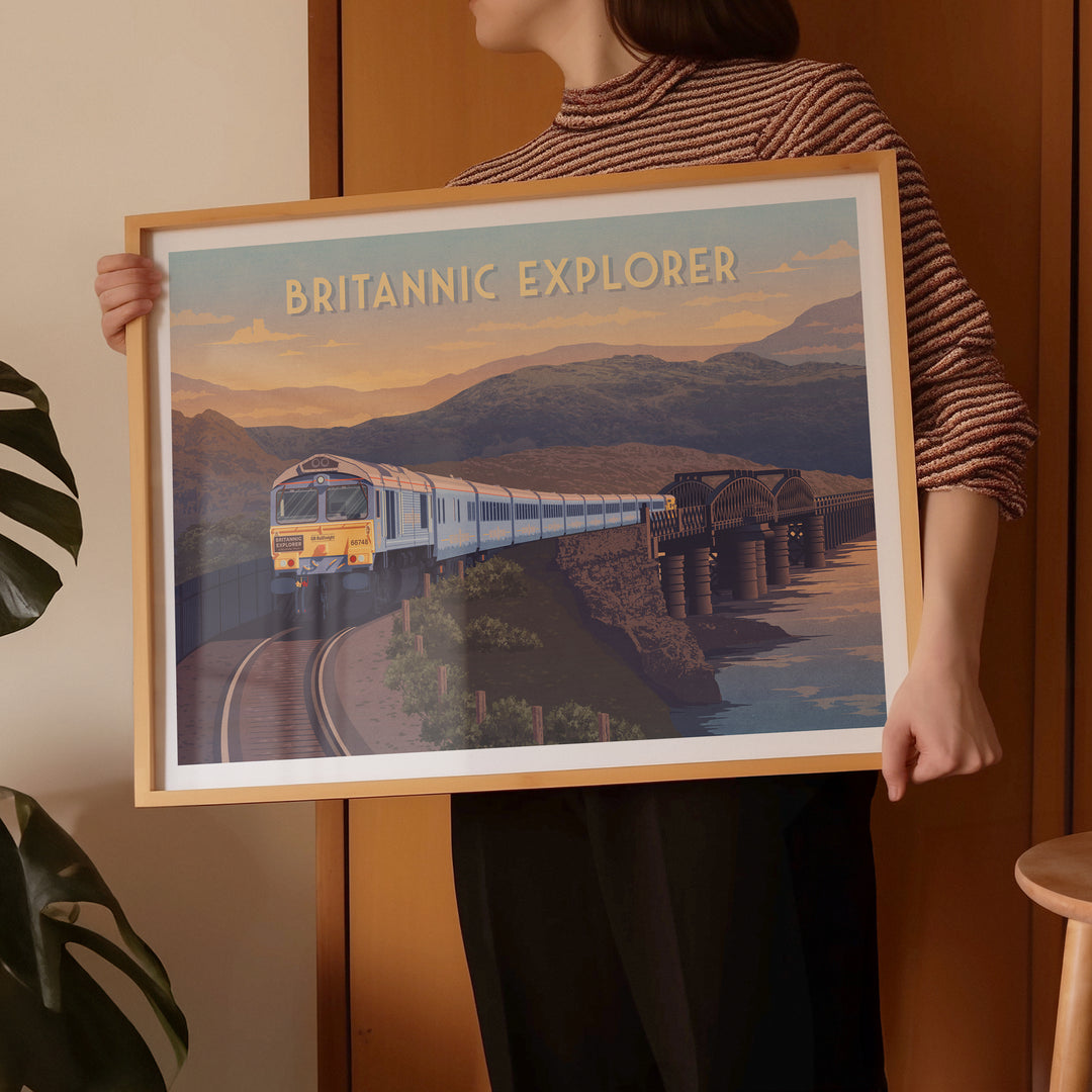 Britannic Explorer Travel Poster