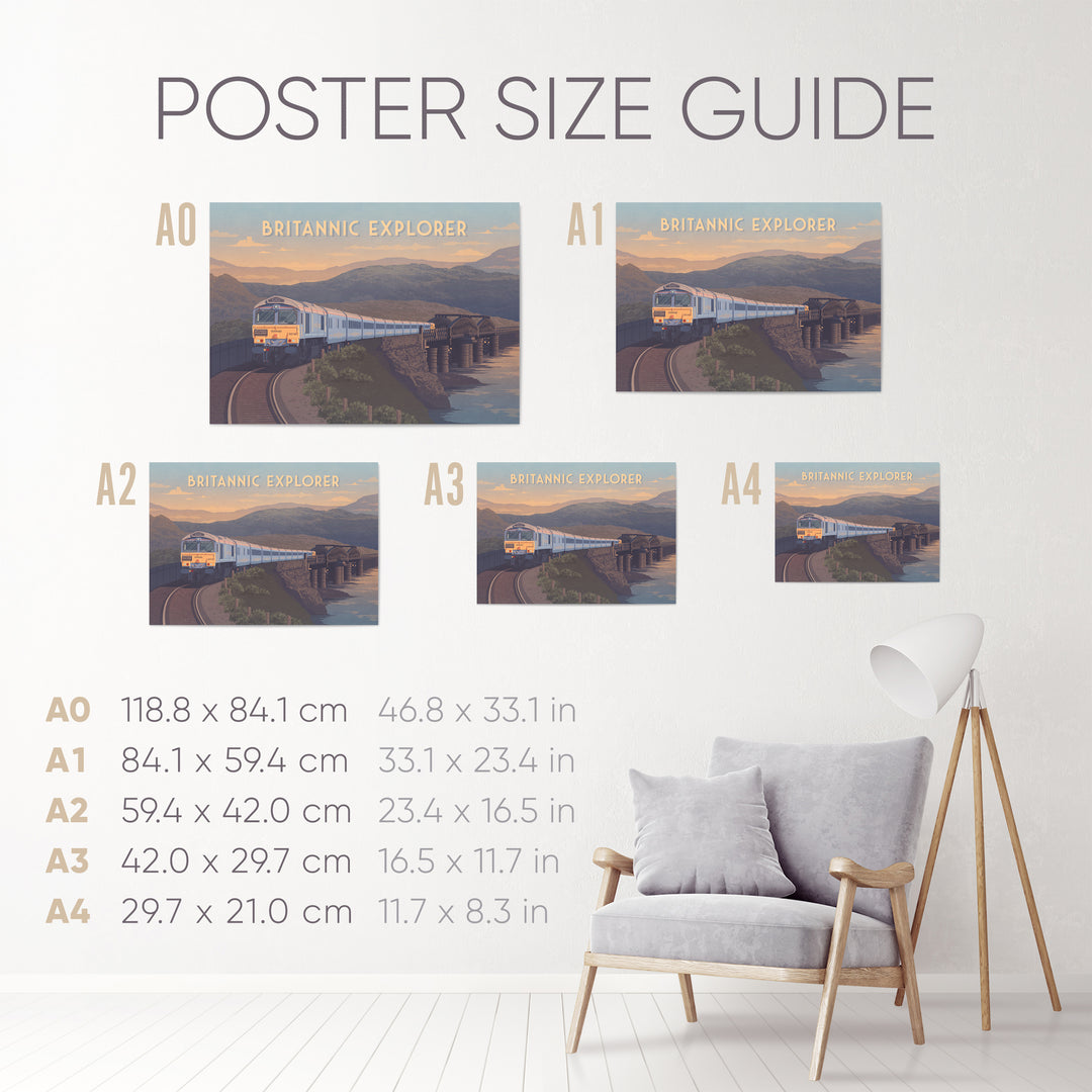 Britannic Explorer Travel Poster