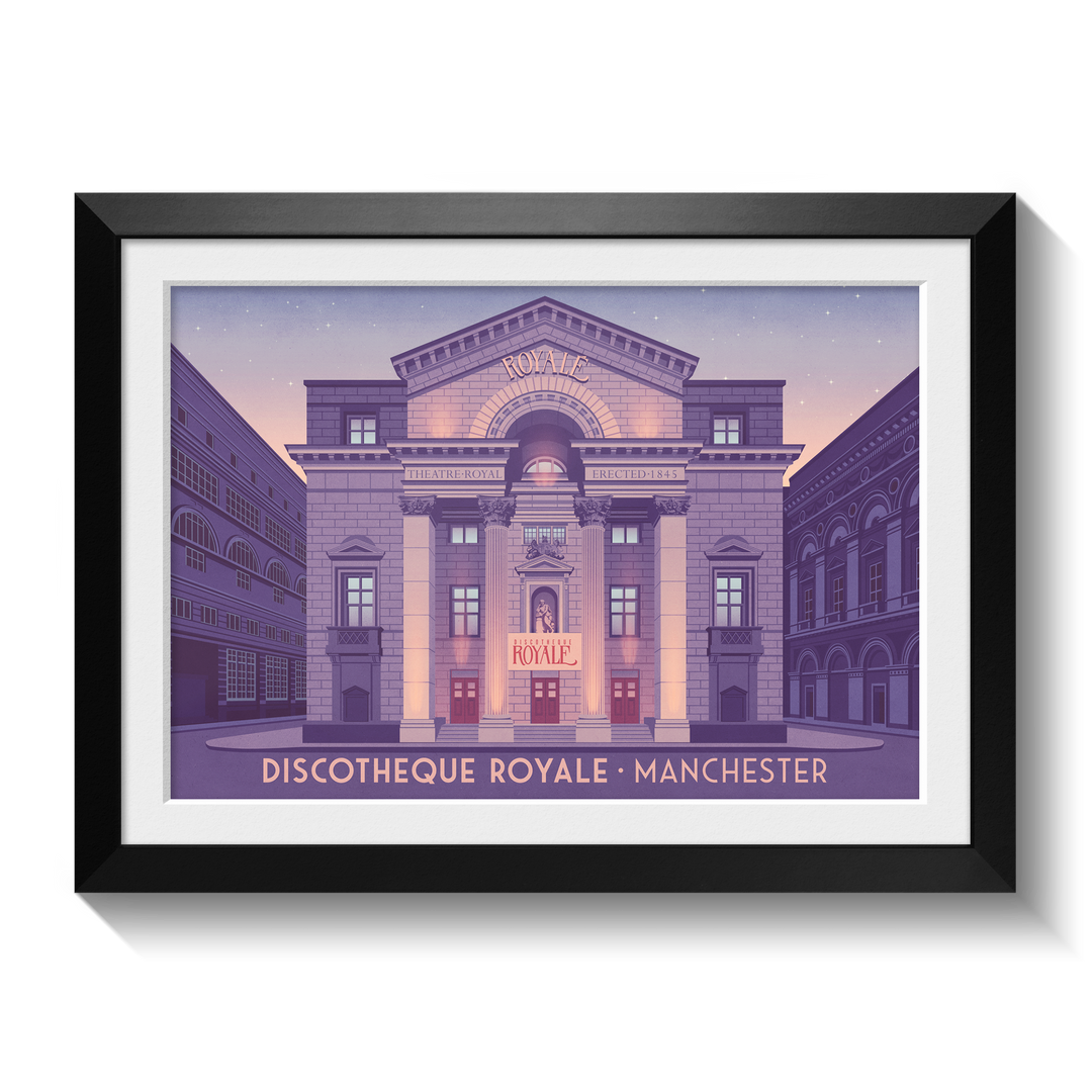 Discotheque Royale Nightclub Manchester Poster