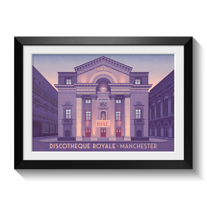 Discotheque Royale Nightclub Manchester Poster