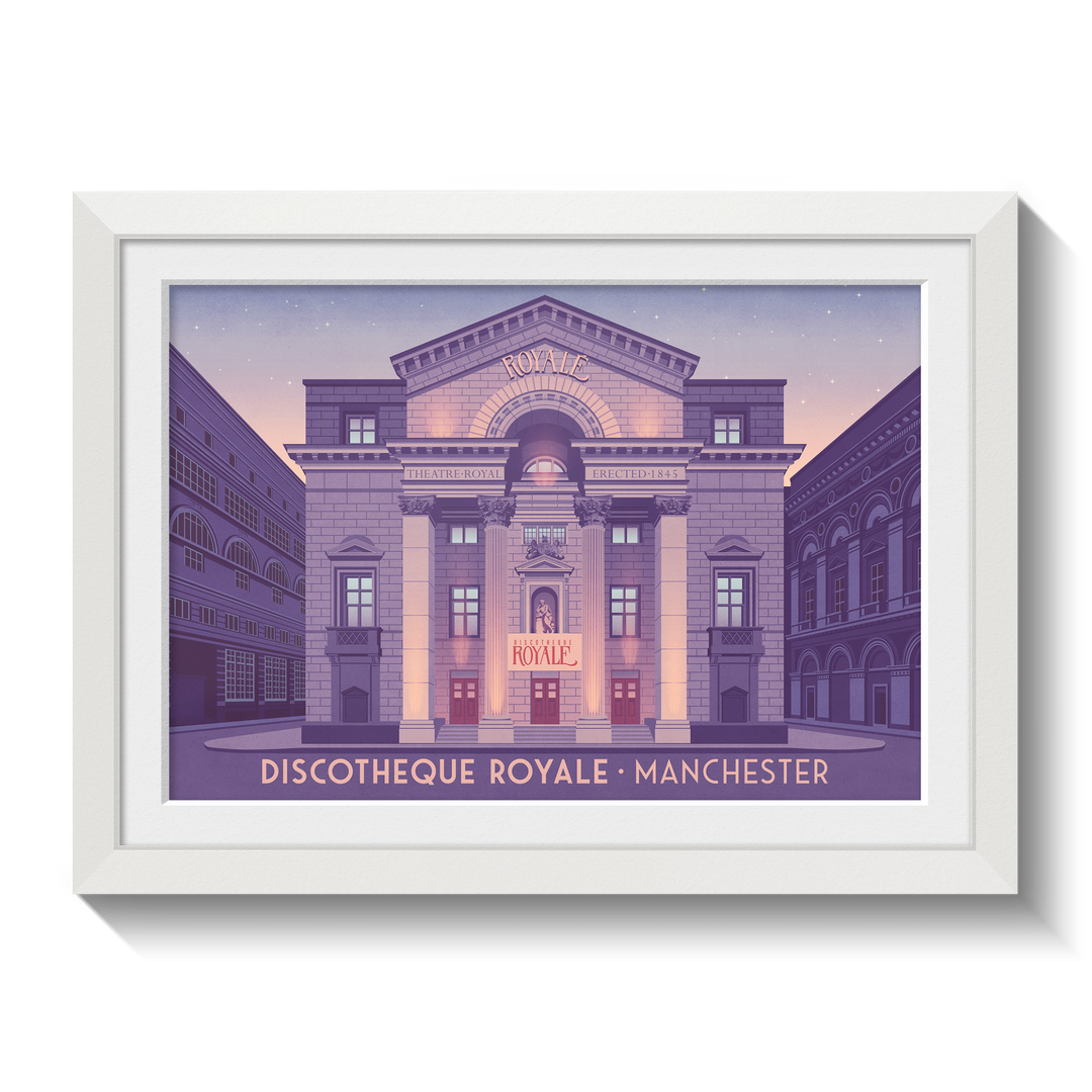 Discotheque Royale Nightclub Manchester Poster