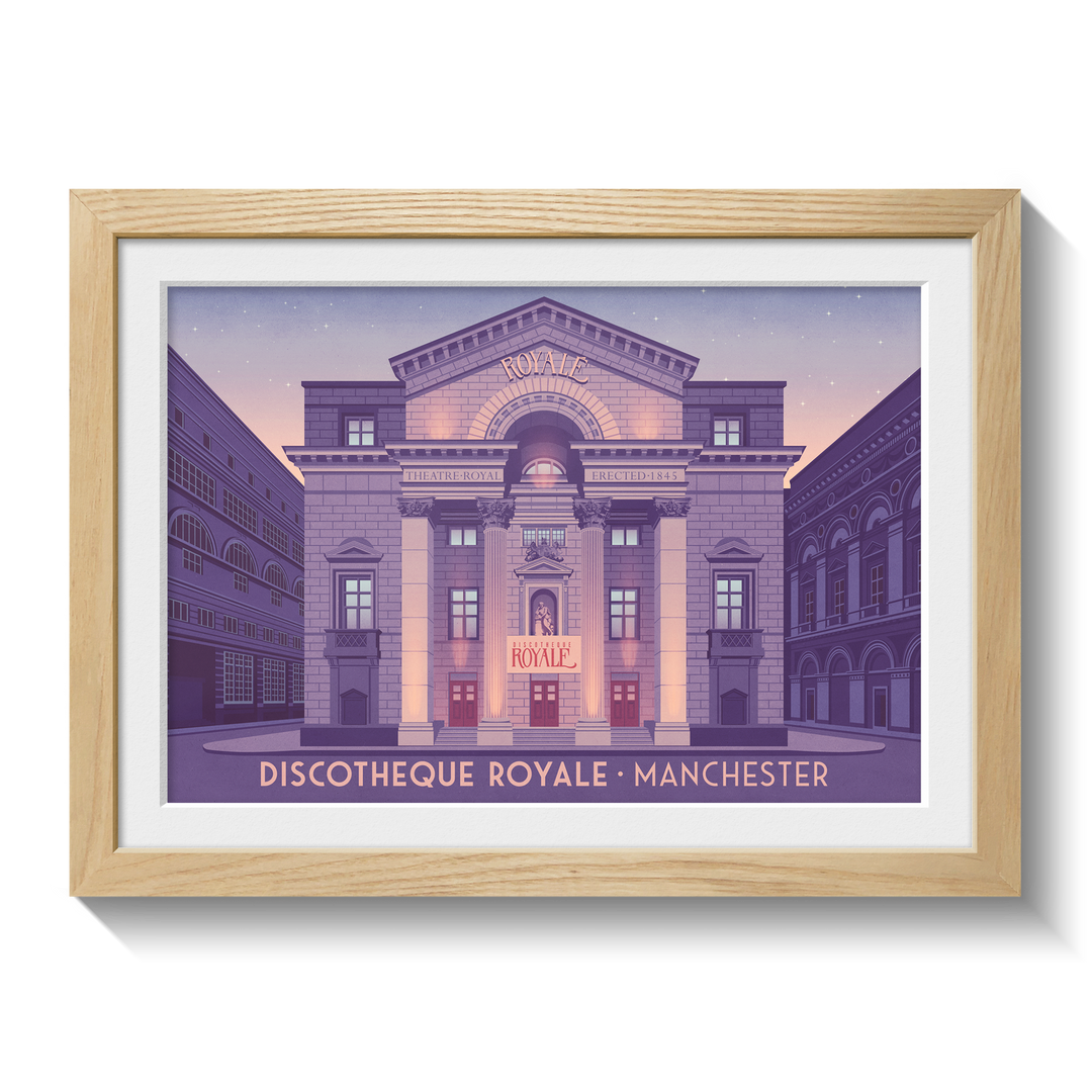 Discotheque Royale Nightclub Manchester Poster