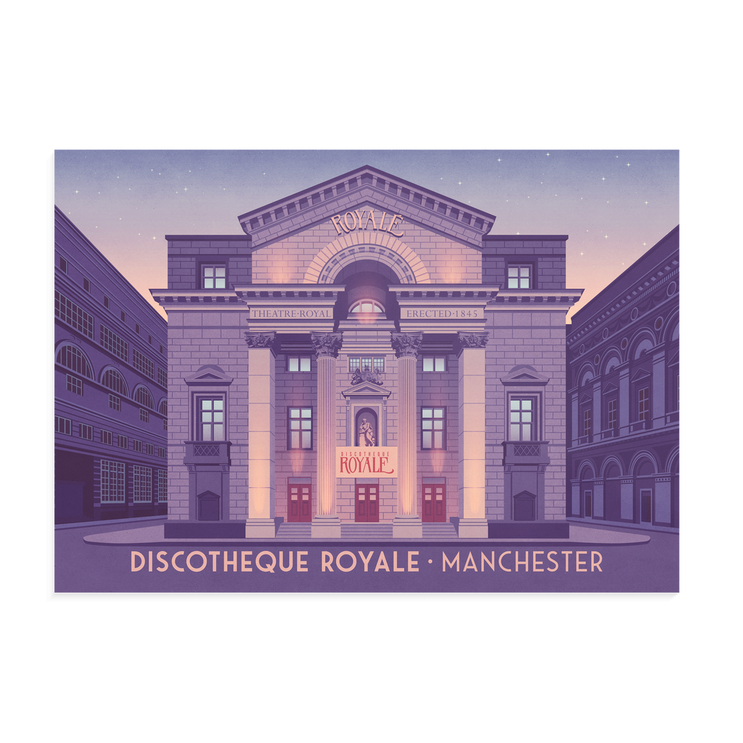 Discotheque Royale Nightclub Manchester Poster